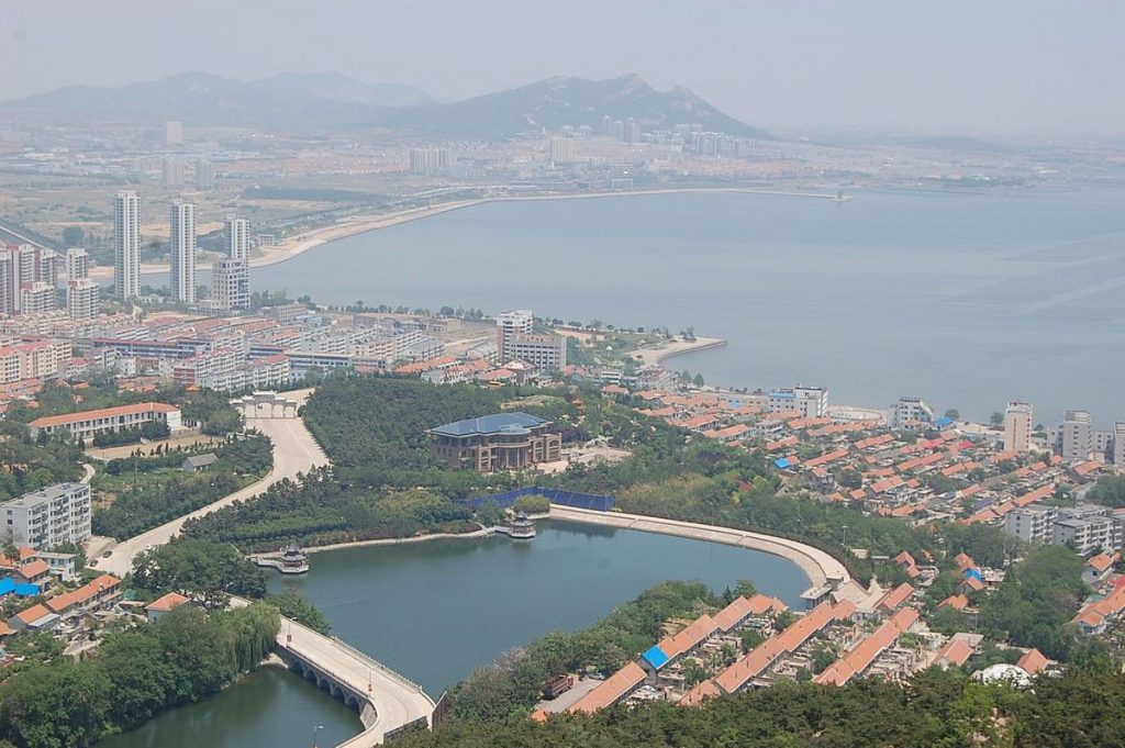 View of Shidao Bay in the south of Rongcheng, Shandong